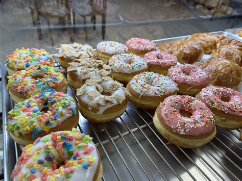Sk donuts - SK's is hands down the best donuts in town. It has the warm mom & pop feel with the freshest donuts , and a great vegan option section too! The …